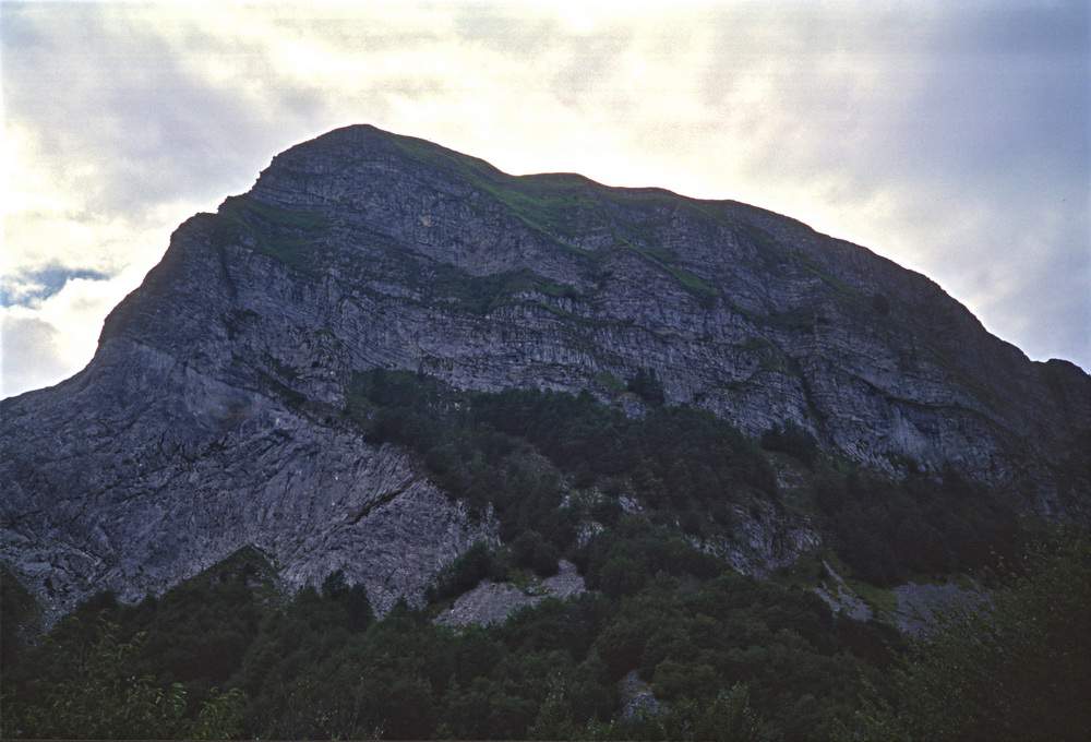 Monte Sagro, parete nord (Alpi Apuane). 5.09.1993